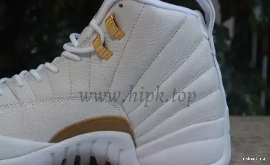 Authentic Air （Nike Release pairs） Version White Jordan 12 OVO 0502